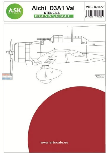 ASKD48077 1:48 ASK/Art Scale Decals - D3A1 Val Stencils