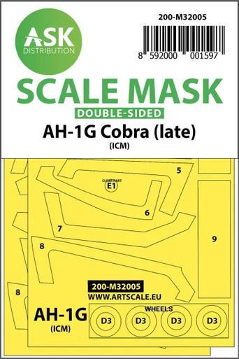 1/32 Art Scale AH-1G Cobra (late) double-sided for ICM / Special Hobby