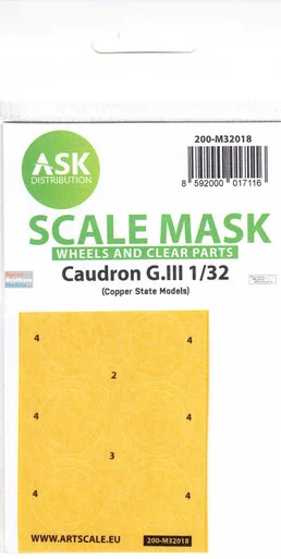 ASKM32018 1:32 ASK/Art Scale Mask [Double Sided] - Cauldron G.III (CPS kit)