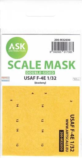 ASKM32030 1:32 ASK/Art Scale Mask [Double Sided] - F-4E Phantom II (ACA kit)