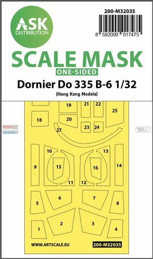 ASKM32035 1:32 ASK/Art Scale Mask - Do335B-6 (HKM kit)