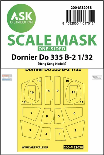 ASKM32038 1:32 ASK/Art Scale Mask - Do335B-2 (HKM kit)