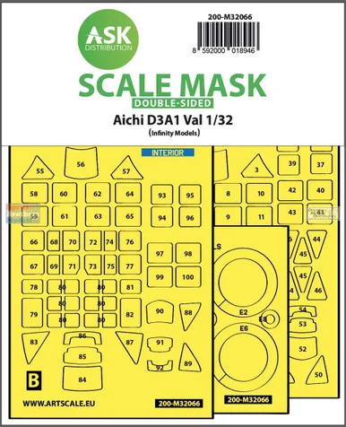 ASKM32066 1:32 ASK/Art Scale Double-Sided Mask - D3A1 Val (IFM kit)