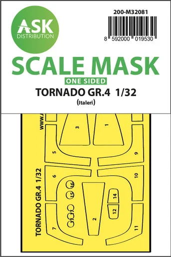 1/32 Art Scale Tornado GR.4 one-sided express fit mask for Italeri
