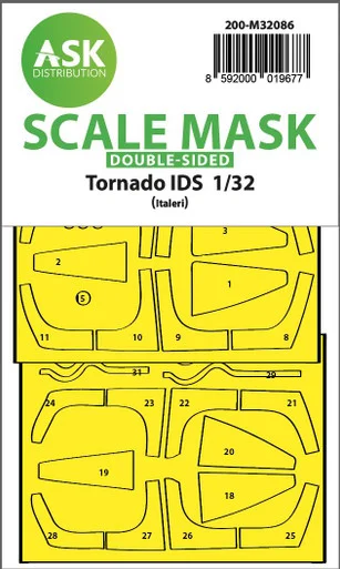 1/32 Art Scale Tornado IDS double-sided express fit mask for Italeri