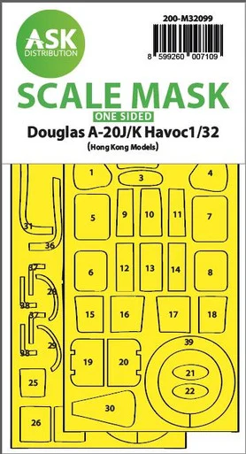 1/32 Art Scale A-20J/K Havoc - one-sided express mas for HK Models
