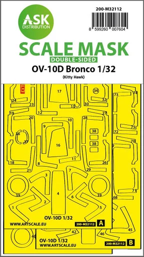 1/32 Art Scale OV-10D Bronco double-sided express fit mask