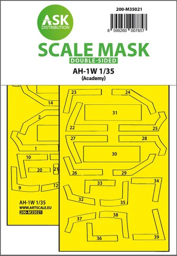 1/35 Art Scale AH-1W double-sided express fit painting mask