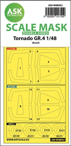 1/48 Art Scale Tornado GR.4 double-sided express mask for Revell/Eduard