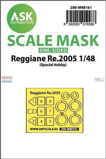 ASKM48161 1:48 ASK/Art Scale Mask - Re.2005 (SPH kit)