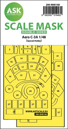 1/48 Art Scale Aero C-3A double-sided express fit mask for Special Hobby