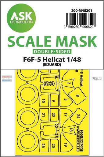 ASKM48203 1:48 ASK/Art Scale Double Sided Mask - Fw190A-4 (EDU kit)