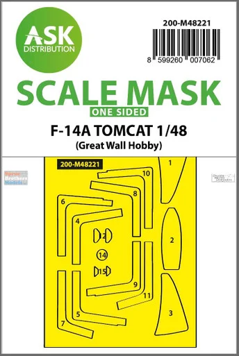 ASKM48221 1:48 ASK/Art Scale Mask - F-14A Tomcat (GWH kit)