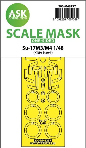 1/48 Art Scale Su-17M3/M4 one-sided express fit mask for Kitty Hawk