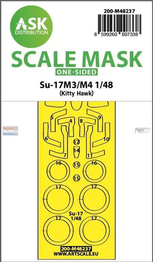 ASKM48237 1:48 ASK/Art Scale Mask - Su-17M3/M4 Fitter (ZIM/KTH kit)