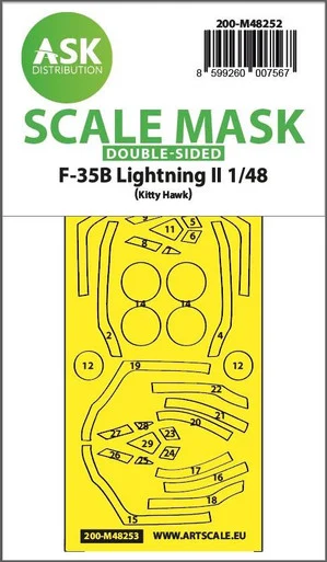 1/48 Art Scale F-35B Lightning II double-sided express fit
