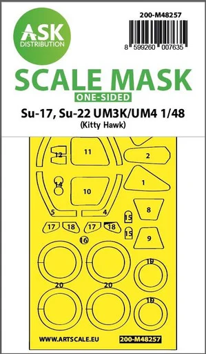 1/48 Art Scale Su-17, Su-22 UM3K/UM4 one-sided express fit