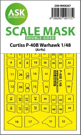 1/48 Art Scale Curtiss P-40B Warhawk double-sided express