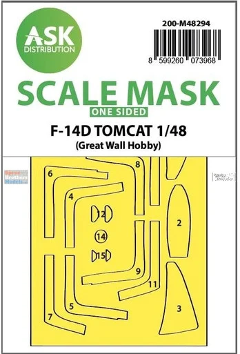 ASKM48294 1:48 ASK/Art Scale Mask - F-14D Tomcat (GWH kit)