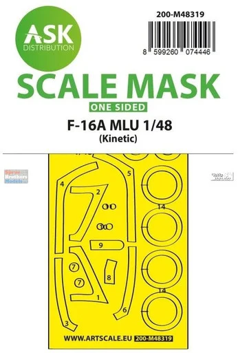 ASKM48319 1:48 ASK/Art Scale Mask - F-16A MLU Falcon (KIN kit)