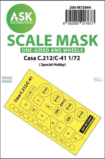 ASKM72044 1:72 ASK/Art Scale Mask - CASA C.212/C-41 (SPH kit)