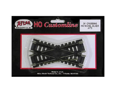 Atlas Model Railroad 173 HO Code 100 30 Degree Custom Crossing
