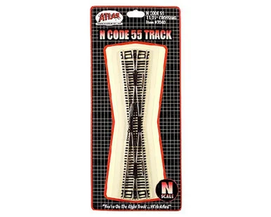 Atlas Model Railroad 2040 N Code 55 11.25 Degree Crossing