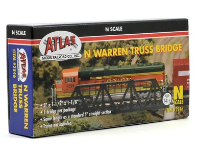 Atlas Model Railroad 2546 N Warren Truss Bridge