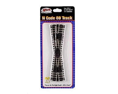 Atlas Model Railroad 2564 N Code 80 15 Degree Crossing