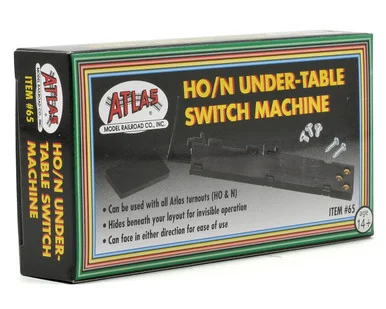 Atlas Model Railroad 65 HO Under Table Switch Machine