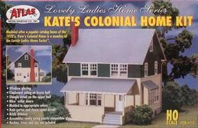 Atlas Model Railroad 711 HO Kates Colonial Home Kit