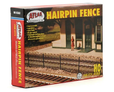 Atlas Model Railroad 774 HO Hairpin Style Fence
