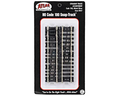 Atlas Model Railroad 847 HO Code 100 Straight Assortment