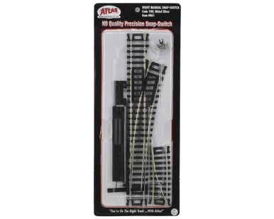 Atlas Model Railroad 861 HO Code 100 Manual Right Hand Switch
