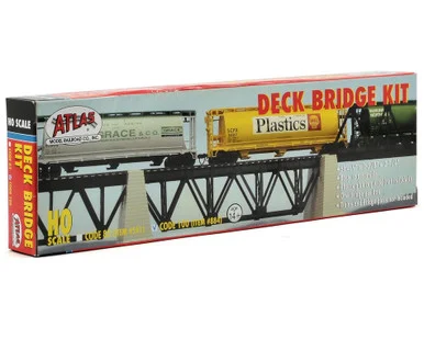 Atlas Model Railroad 591 HO Code 83 Deck Truss Bridge