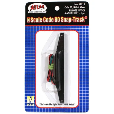 Atlas Model Railroad 2715 N Code 80 Remote Switch Machine Left