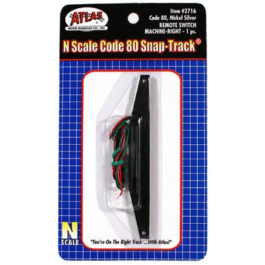 Atlas Model Railroad 2716 N Code 80 Remote Switch Machine Right