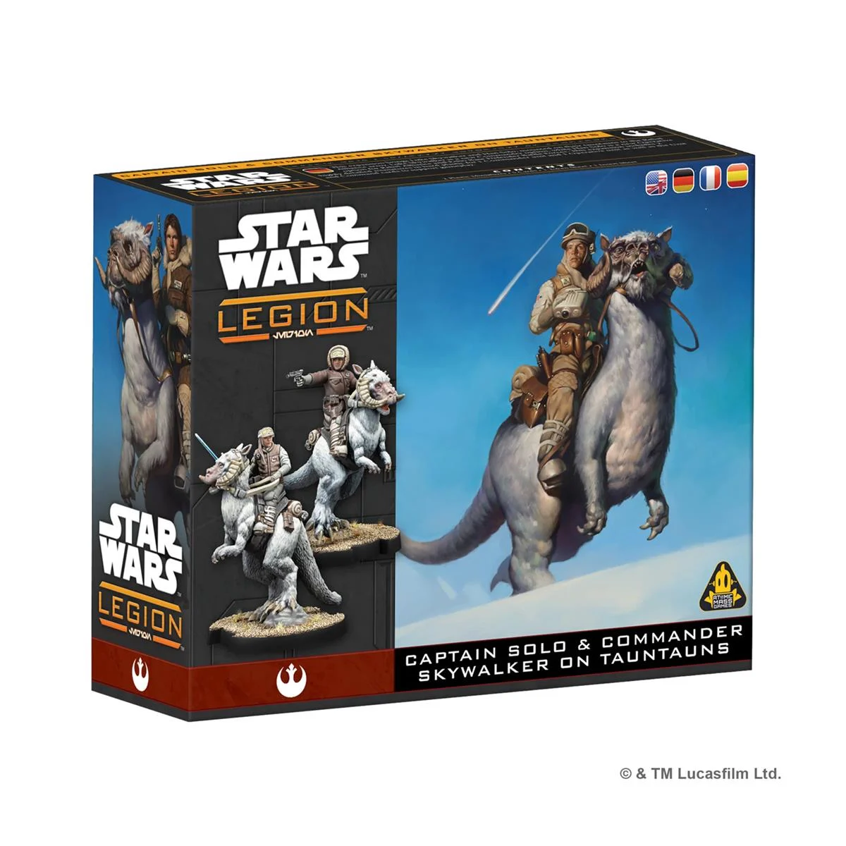 Star Wars Legion Han Solo & Luke Skywalker on Taun - Atomic Mass Games