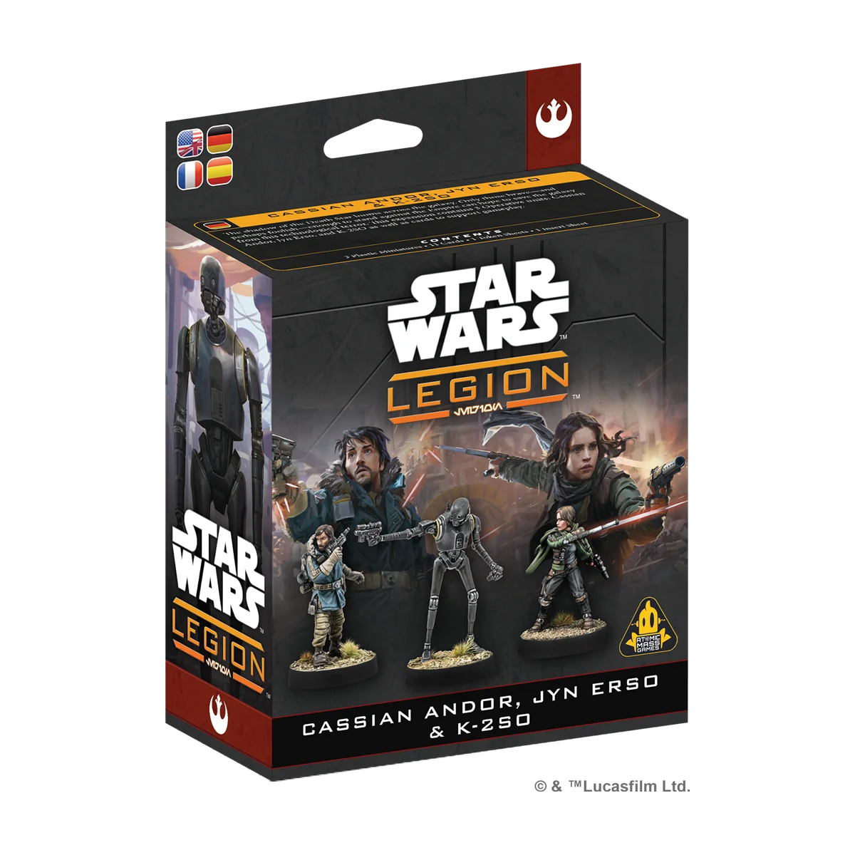 SWL: Cassian Andor, Jyn Erso & K-2SO