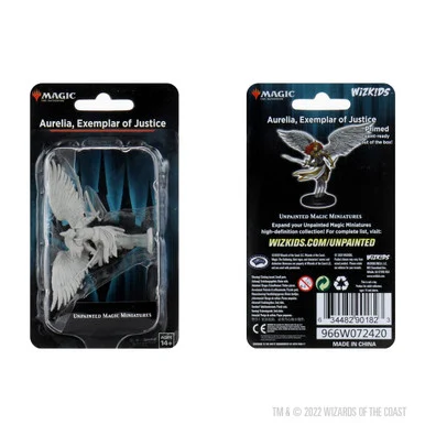 Wizkids 90182 Magic the Gathering Unpainted Miniatures: Aurelia, Exemplar of Justice (Angel)