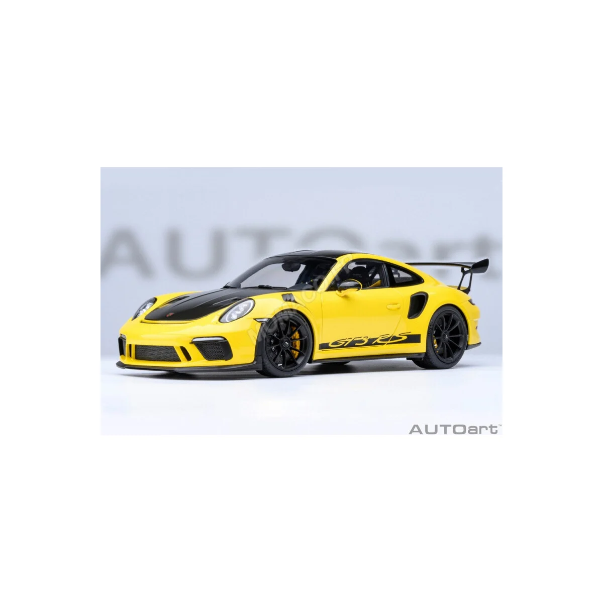 Porsche 911 (991.2) gt3 rs weissach yellow package Die cast - AutoArt