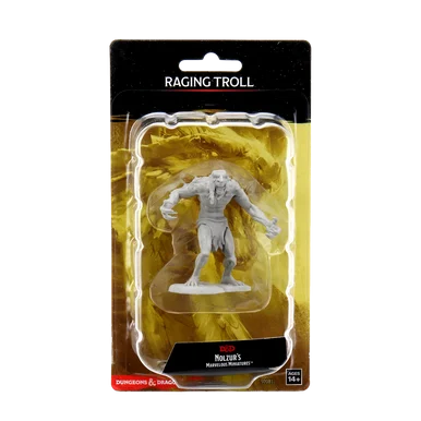 Wizkids 90081 Dungeons & Dragons Nolzur`s Marvelous Unpainted Miniatures: Raging Troll