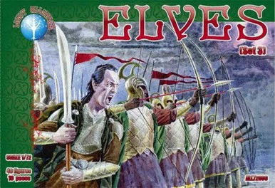Dark Alliance ALL72006 Elves Set #3 1/72 Scale Figures (40) - Alliance Figures
