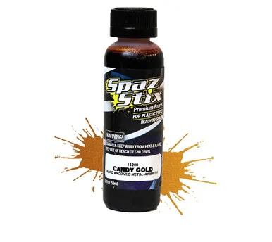 Spaz Stix 15200 Candy Gold Airbrush Paint 2oz