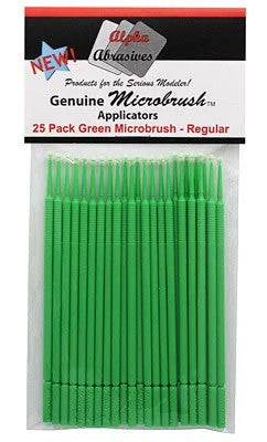 Microdental 1302 Alpha Micromicrodental Sh Green Regular Applicator (25/Pk) - Solo Brush