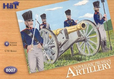 HaT Industrie 8007 Prussian Artillery 1/72 Scale Model Kit - Hat Industries
