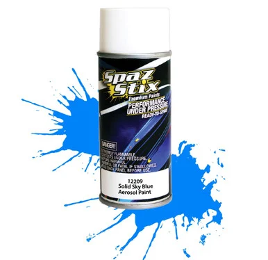Spaz Stix 12209 Solid Sky Blue Aerosol Paint 3.5oz