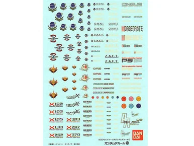 GD018 - Gundam Seed Multi Use Gundam Decals