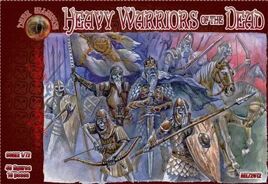 Dark Alliance ALL72012 Heavy Warriors of Dead 1/72 Scale Figures (40) - Alliance Figures