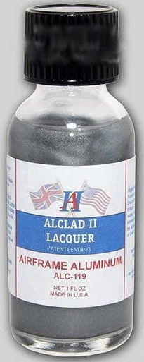 Alclad II 119 1oz. Bottle Airframe Aluminum Lacquer